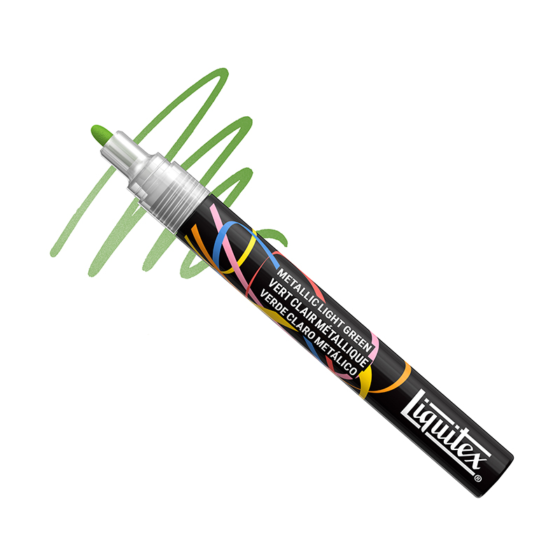Image of Akrylmarker Liquitex NY  2MM METALLIC LIGHT GREEN (3F) 4630071 887452065265