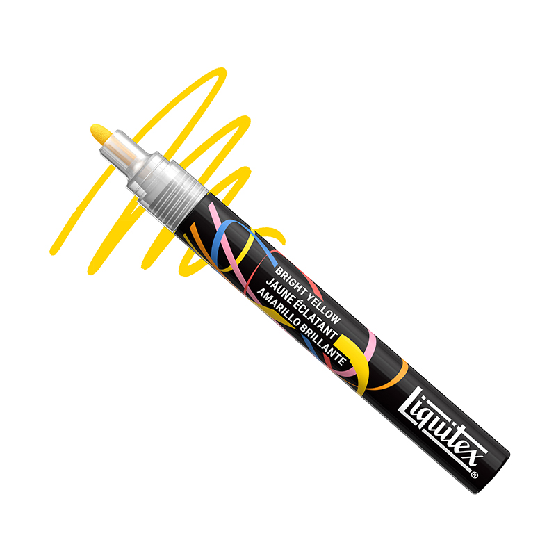 Image of Akrylmarker Liquitex NY  2MM BRIGHT YELLOW (3F) 4630174 887452065463