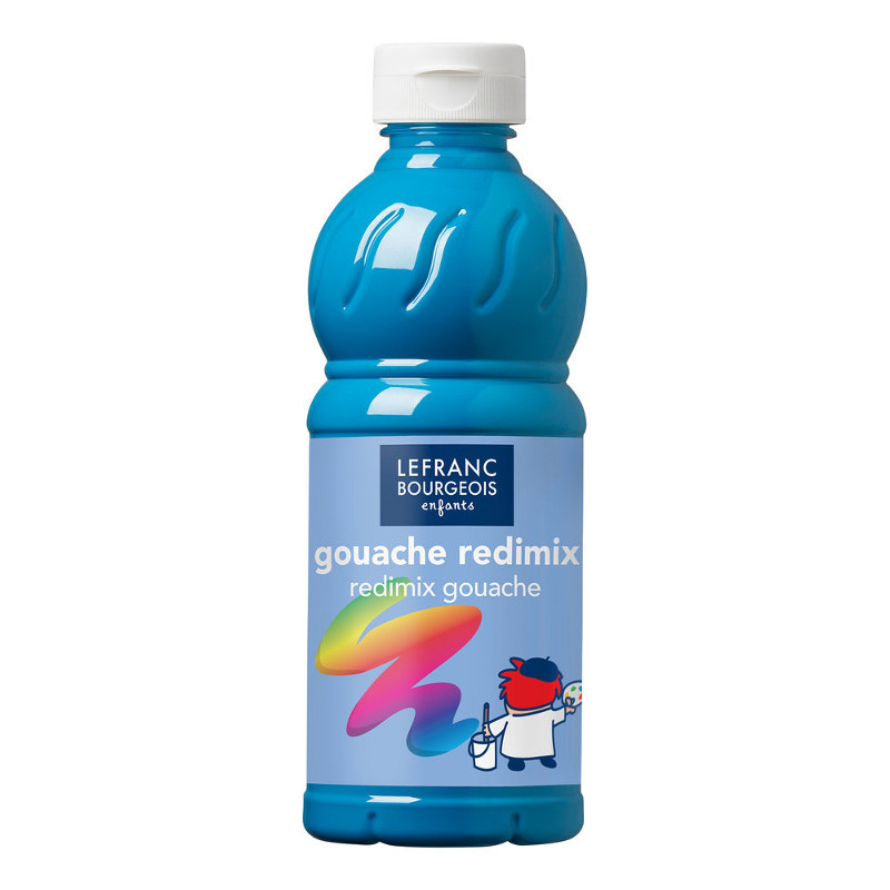 Image of Skolfärg Redimix L&B 500ml Turkosblå - turquoise blue 050 (10F) 188011 3013641880112