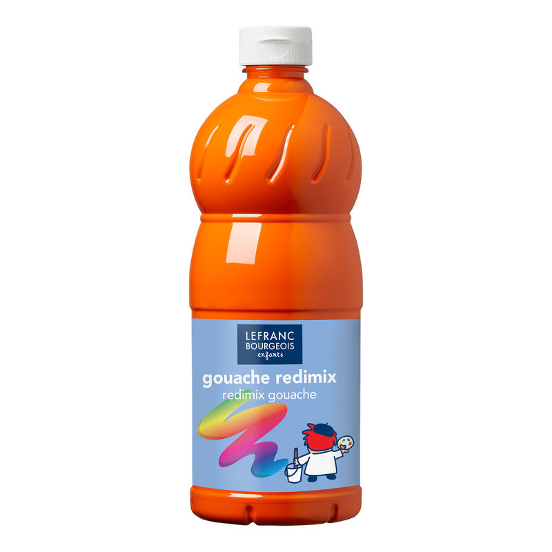 Image of Skolfärg Redimix L&B 1 L 201 Klarorange - orange 188025 3013641880259
