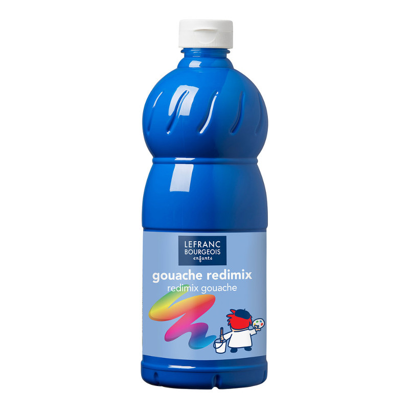 Image of Skolfärg Redimix L&B 1 L 063 Cyanblå - primary blue (cyan) 188032 3013641880327