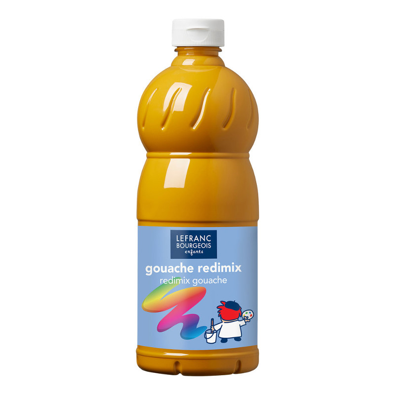 Image of Skolfärg Redimix L&B 1 L 302 Ljusockra - yellow ochre 188036 3013641880365