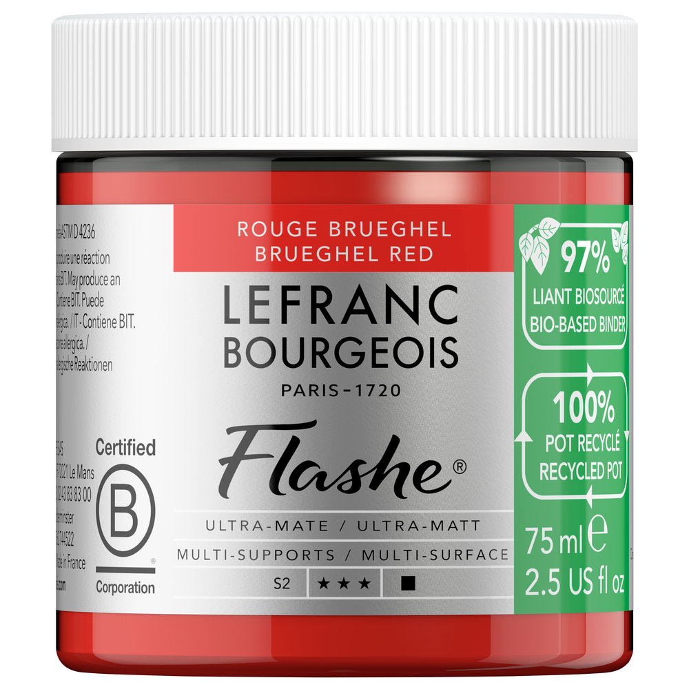 Image of Vinylfärg L&B Flashe Bio 75ml Brueghel Red S2 301973 3013643019732