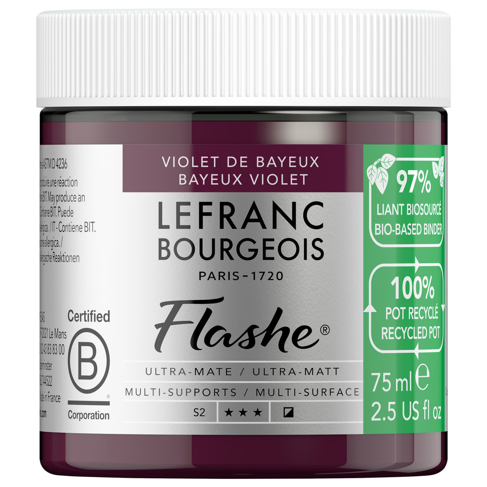 Image of Vinylfärg L&B Flashe Bio 75ml Bayeux Violet S2 301975 3013643019756