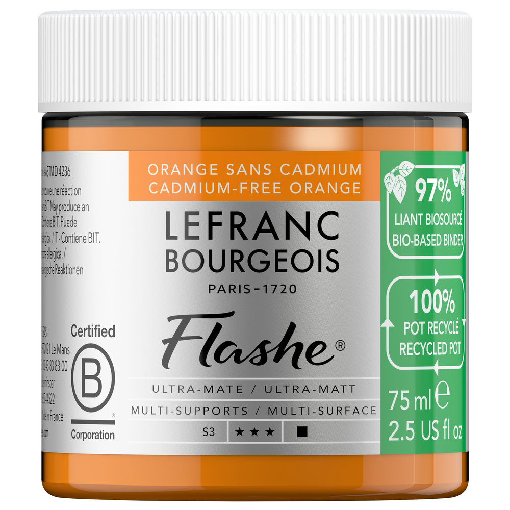 Image of Vinylfärg L&B Flashe Bio 75ml Cad Free Orange S3 301978 3013643019787