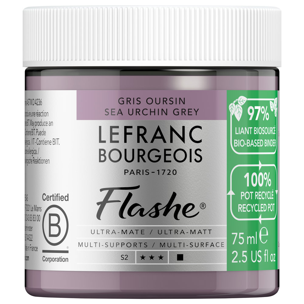 Image of Vinylfärg L&B Flashe Bio 75ml Sea Urchin Grey S2 302008 3013643020080