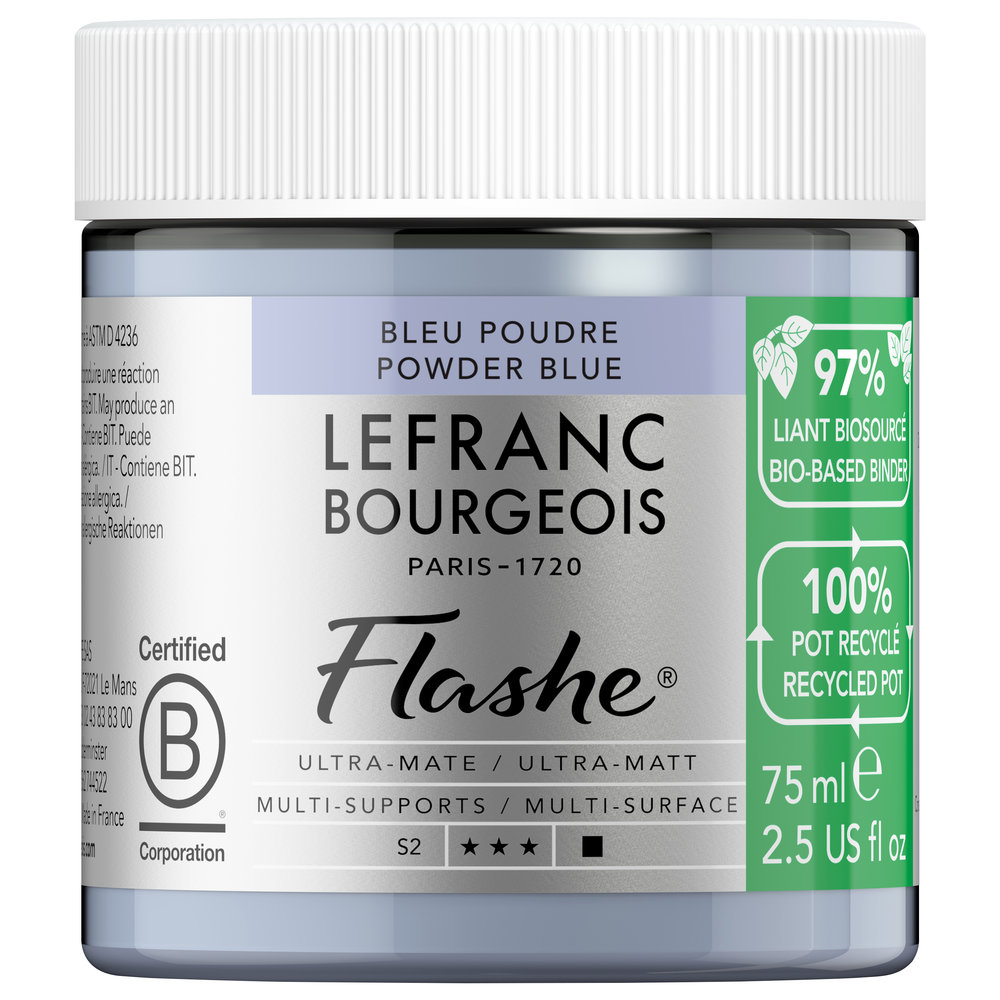 Image of Vinylfärg L&B Flashe Bio 75ml Powder Blue S2 302009 3013643020097