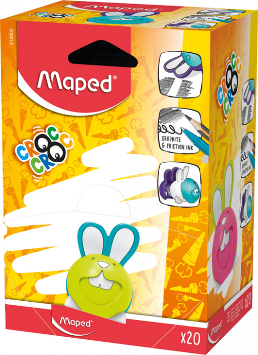 Image of Suddigum Maped Croc Croc Kanin Rader Pussel, Display 20st utgår 015802 3154140158026