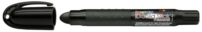 Image of Färgpenna Marvy Uchida Solid Stick, Svart 53027 28617240015
