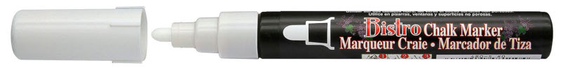 Image of Tavelmarker Chalk Marker Marvy, Vit   (6F) 53047 26817481104
