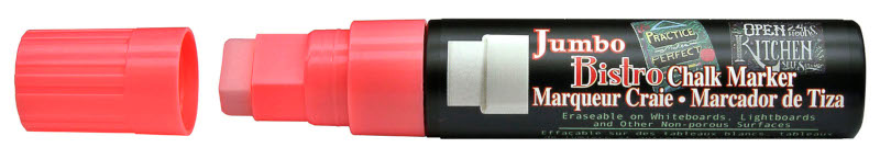 Image of Tavelmarker Chalk Marker Jumbo, Rosa.  (6F) 53055 26817481827
