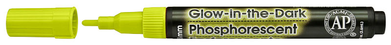 Image of Textilmarker Glow In The Dark, Gul  (12F) 53063 28617222202