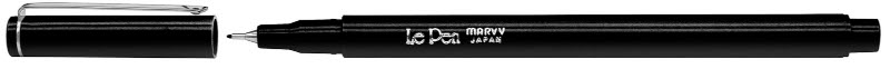 Image of Fiberpenna Marvy Uchida Le Penn Black (12F) 59500 28617430102