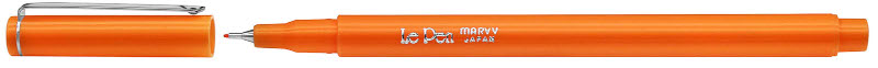 Image of Fiberpenna Marvy Uchida Le Penn Orange (12F) 59502 28617430706