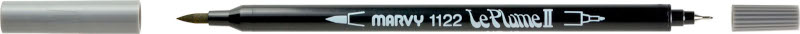 Image of Fiberpenna Marvy Uchida Le Plume II Grey (12F) 59515 28617120126