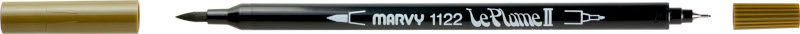 Image of Fiberpenna Marvy Uchida Le Plume II Olive Brown (12F) 59521 28617120270