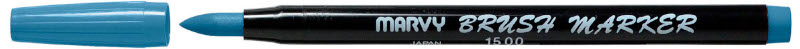 Image of Penselpenna Marvy Uchida Brush Marker Steel Blue (12F) 59538 28617151700