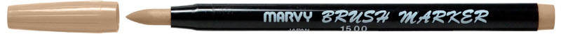 Image of Penselpenna Marvy Uchida Brush Marker Tan (12F) 59548 28617159102