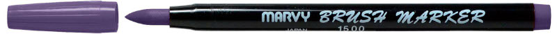 Image of Penselpenna Marvy Uchida Brush Marker Eggplant (12F) 59550 28617150727