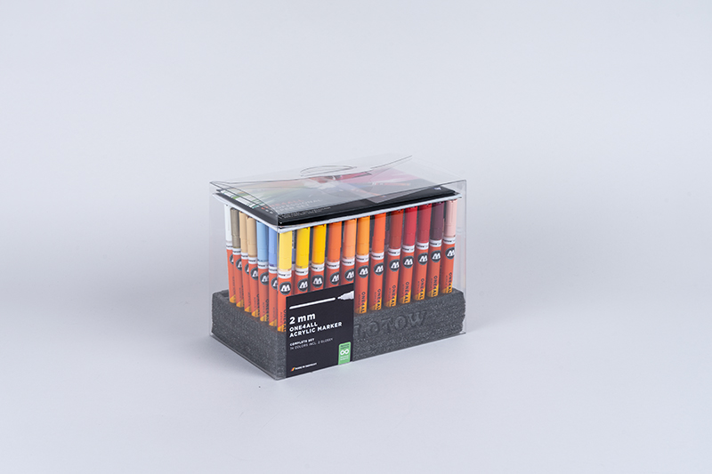 Image of Akrylmarkerset Molotow ONE4ALL Complete Set 2mm 74 Colors 200900 4250397675008