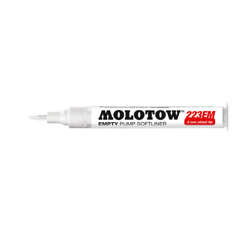 Image of Penna Tom Molotow CALLIGRAFX 223EM 2mm chisel-tip. Empty 211012 4250397611259