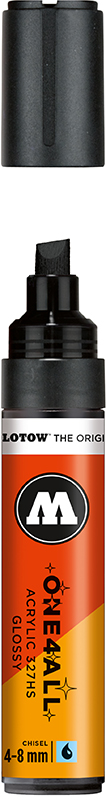 Image of Akrylmarker Molotow 327HS 4-8mm GLOSSY black 327502 4250397667843