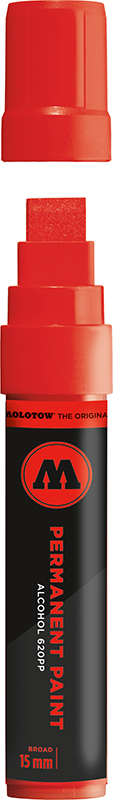 Image of Molotow PaintMarker 620PP 15mm traffic red 620013 4250397602400