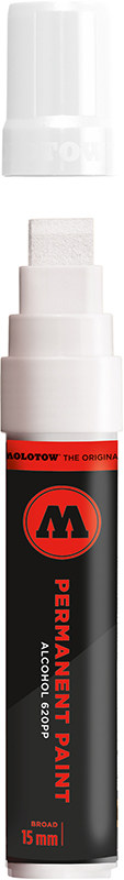 Image of Molotow PaintMarker 620PP 15mm signal white 620160 4250397602479