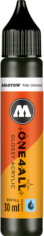 Image of Akrylfärg Molotow ONE4ALL 30ml GLOSSY black 693252 4250397667966
