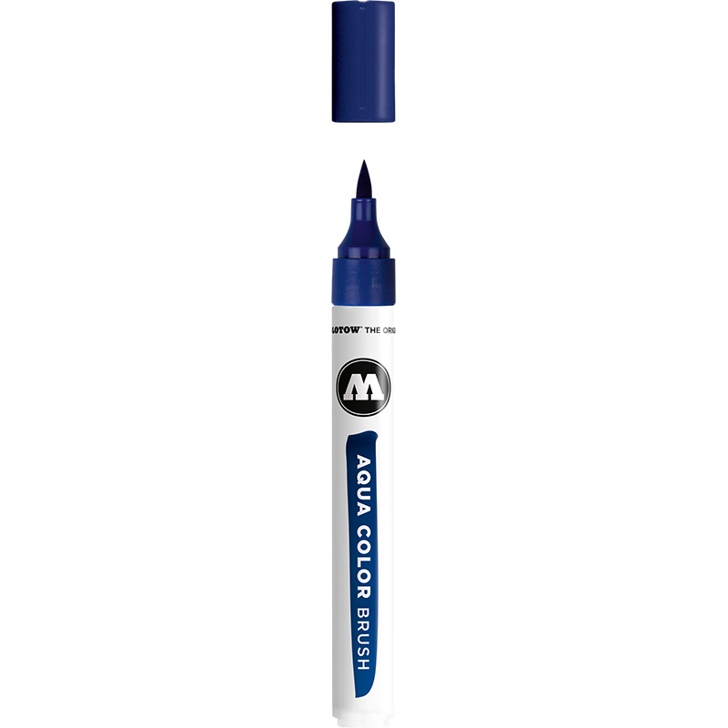 Image of Akvarellmarker Molotow Aqua Color Brush 011 primary blue (3F) 727211 4250397642970