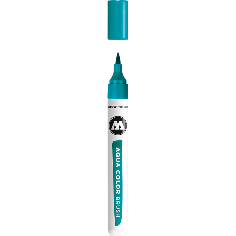 Image of Akvarellmarker Molotow Aqua Color Brush 013 turquoise (3F) 727213 4250397642994