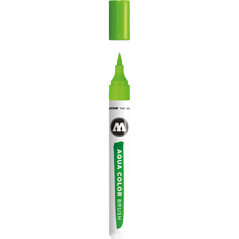 Image of Akvarellmarker Molotow Aqua Color Brush 016 yellow green (3F) 727216 4250397643014