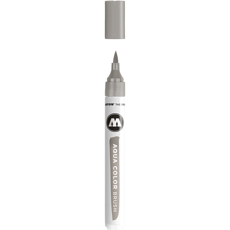 Image of Akvarellmarker Molotow Aqua Color Brush 037 warm grey 02 (3F) 727237 4250397644691