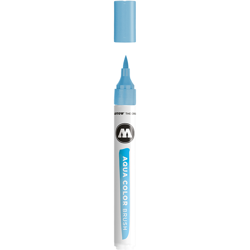 Image of Akvarellmarker Molotow Aqua Color Brush 052 light blue (3F) 727252 4250397644776