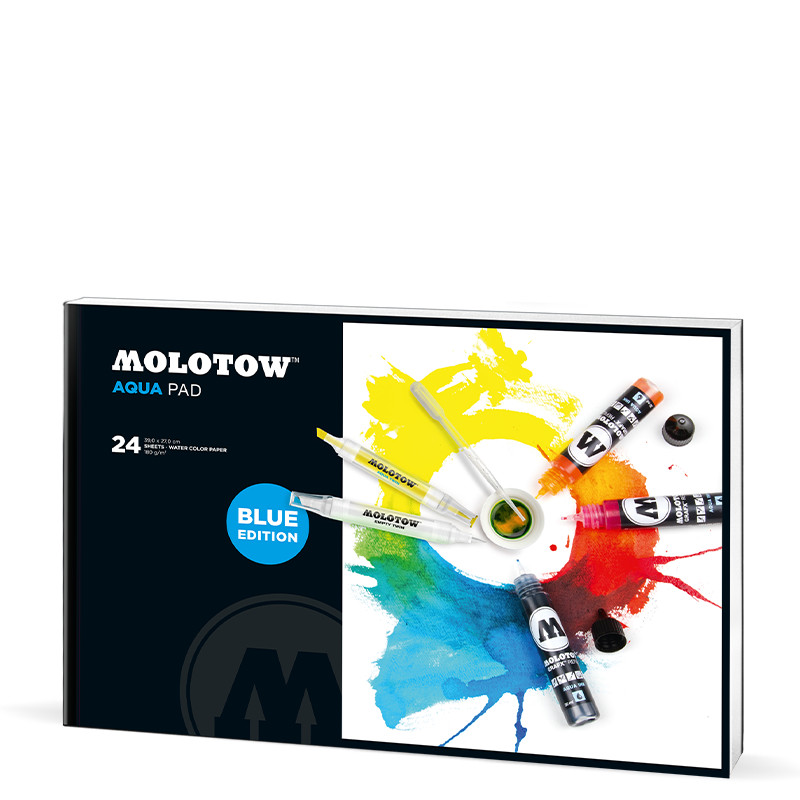 Image of Akvarellblock Molotow Aqua Pad 390x270mm 801015 4250397623634