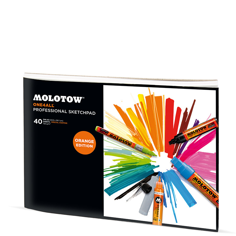 Image of Ritblock Molotow ONE4ALL Prof. Artpad A3 40ark 205g 801105 4250397612102