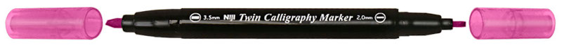 Image of Kalligrafipenna NiJi Twin Calligrafi Rosa VB 135509 4937523117068