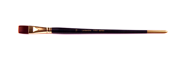 Image of Syntetpensel LaVanche 1751 Flat Lång skaft Nr 18 (12F) Northline 3175118 7350028140091