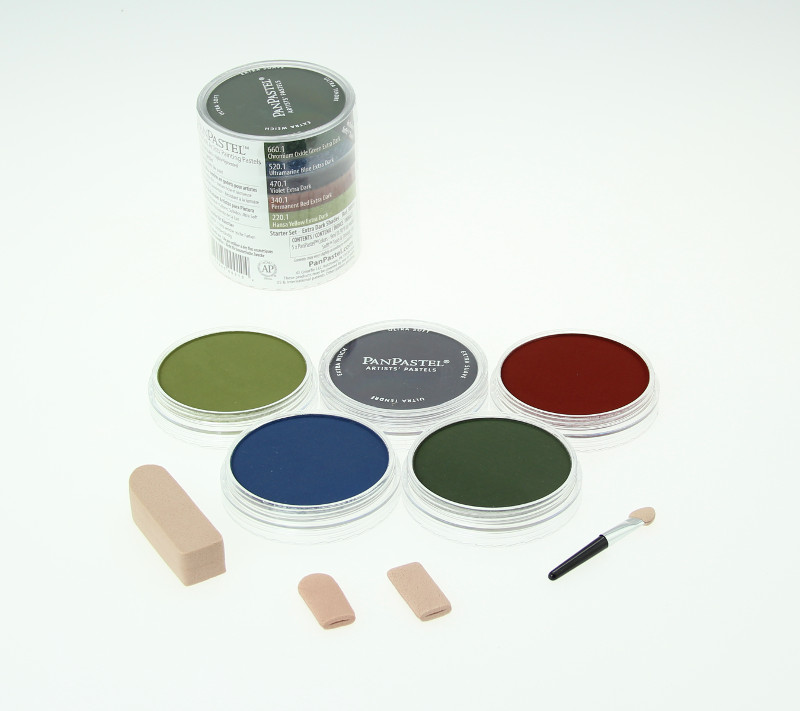 Image of PanPastel Starter Set - Extra Dark Shades 5 Color Sets 430056 879465000104