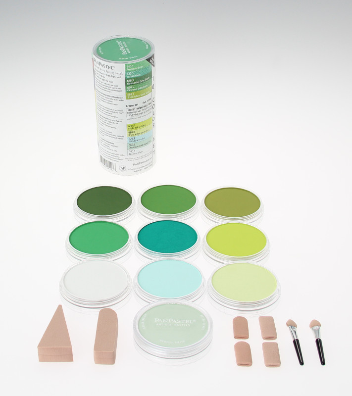Image of PanPastel Greens 10 Color Sets 430104 879465002078
