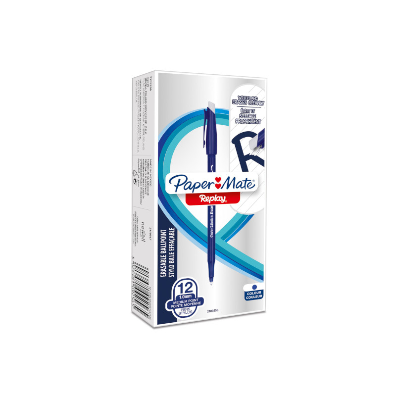 Image of Kulspetspenna Paper Mate Replay M Blue, 40 years 2109256 3026981092565