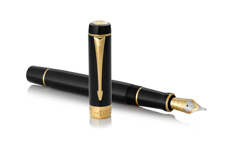 Image of Reservoarpenna Parker Duofold Classic Black G.T. Fountain pen Centennial M 1931382 3501179313825