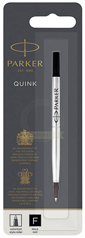 Image of Refill Parker Rollerball F Black 1-Blister 1950321 3501179503219