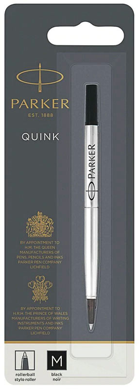 Image of Refill Parker Rollerball M Black 1-Blister 1950323 3501179503233