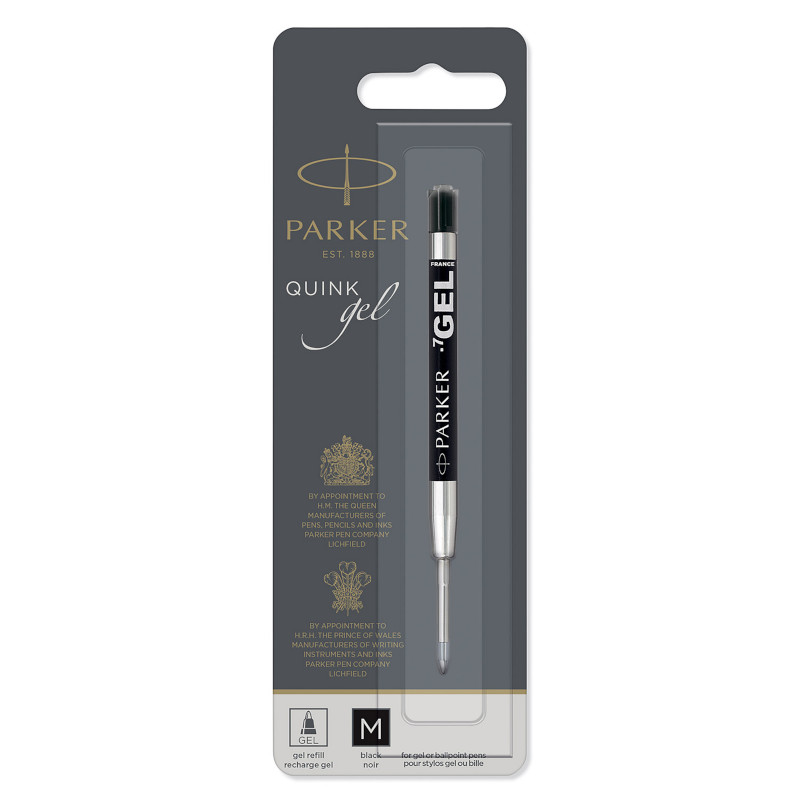 Image of Refill Parker Gel M Black 1-Blister 1950344 3501179503448