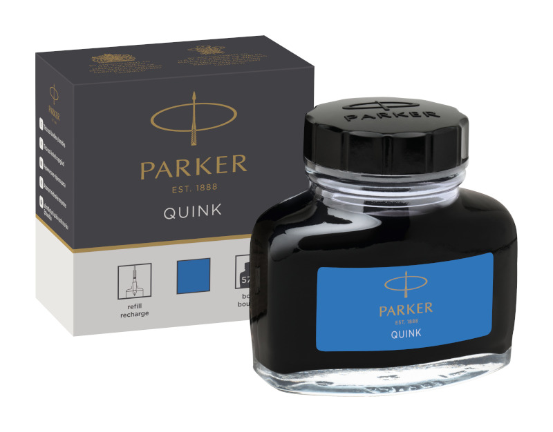 Image of Bläck Parker Ink bottle 57ml  Quink Royal Blue - Washable 1950377 3501179503776