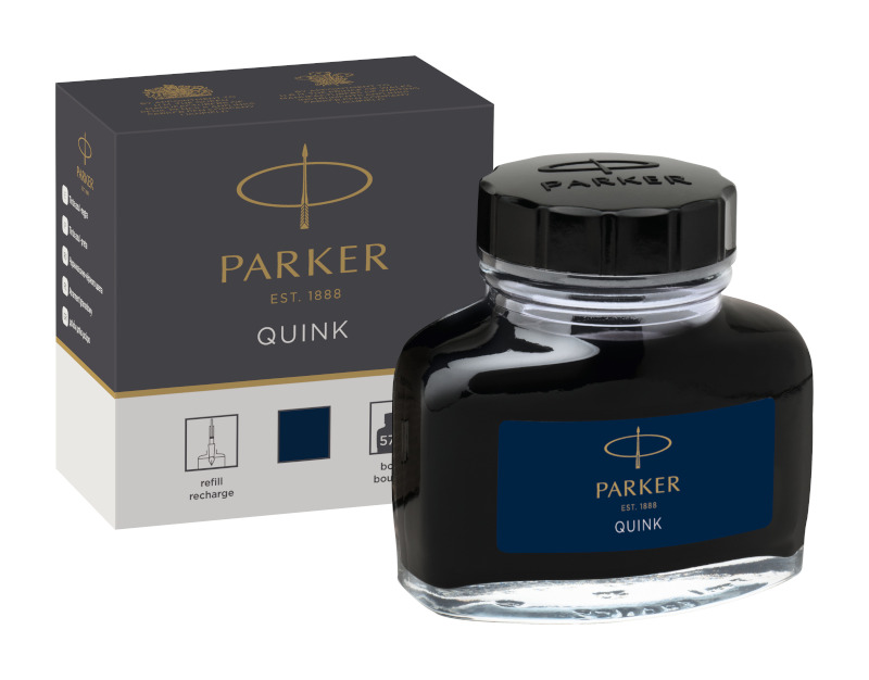 Image of Bläck Parker Ink bottle 57ml  Quink Blue-Black 1950378 3501179503783