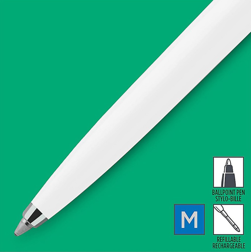 Image of Kulspetspenna Parker Jotter Originals Ballpen White M Blue 1-blister 2096874 3026980968748
