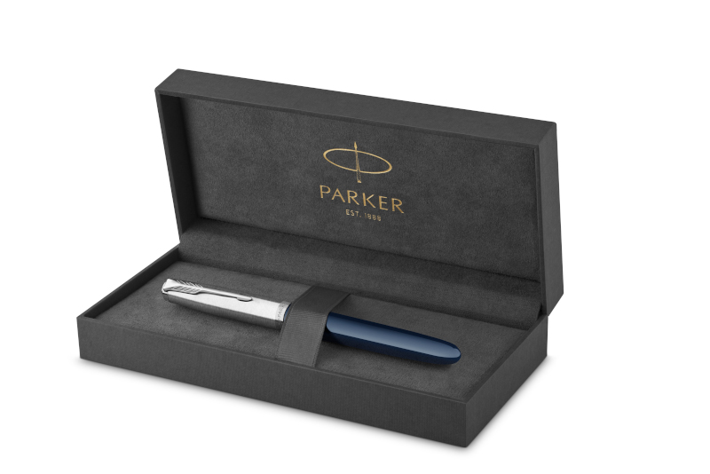Image of Reservoarpenna Parker 51 Midnight Blue Fountain pen M, black 2123502 3026981235023