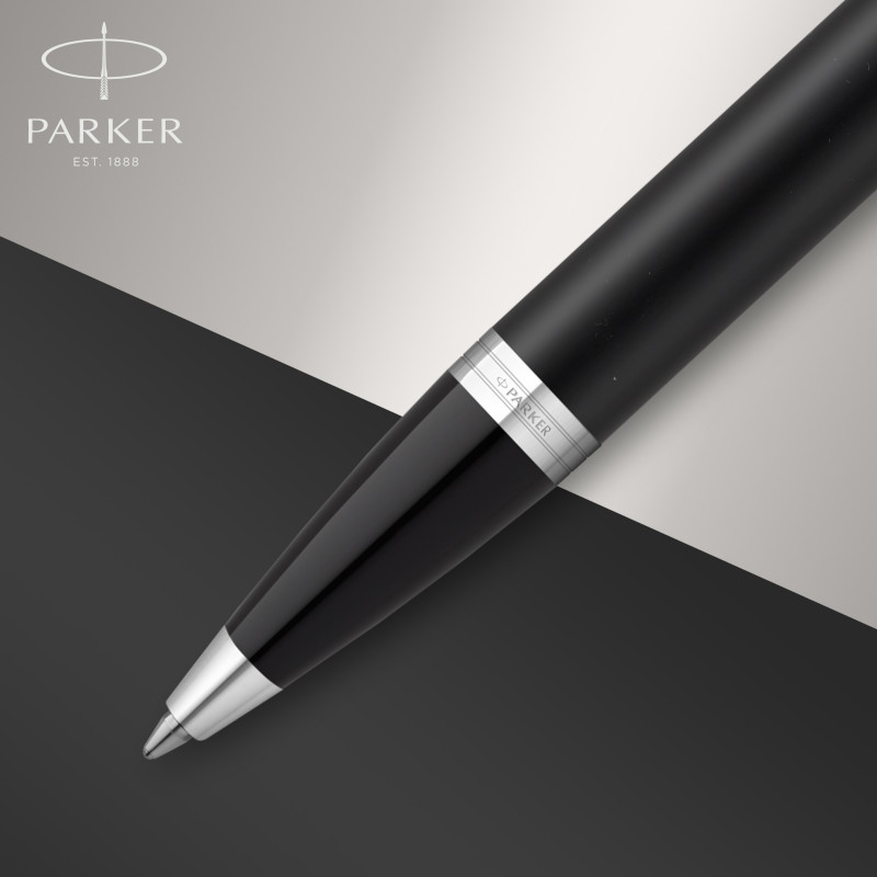 Image of Kulspetspenna Parker IM Matte Black C.T Ballpen M Blue 2143632 3026981436321